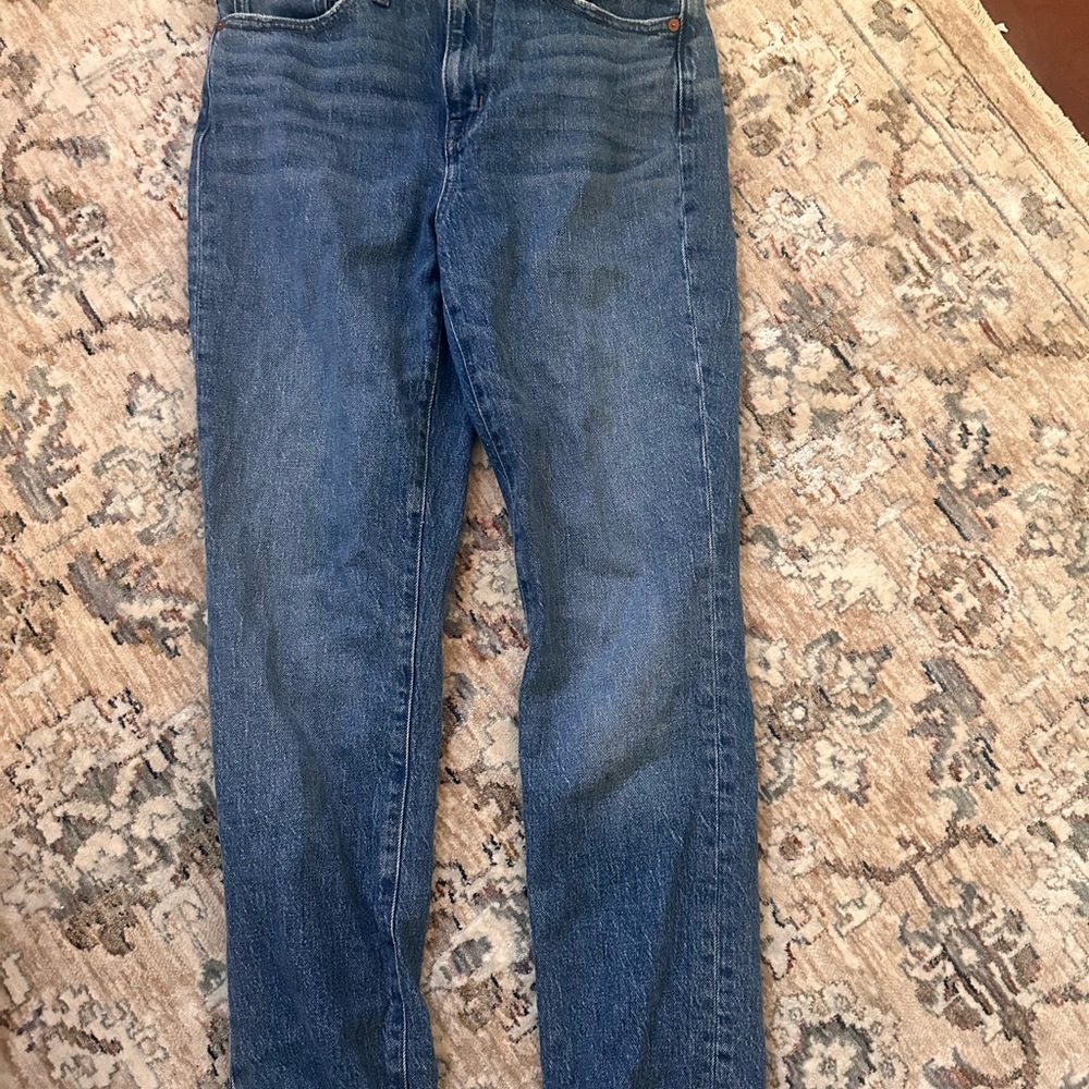 Madewell Blue Straight Leg Jeans Classic Style
